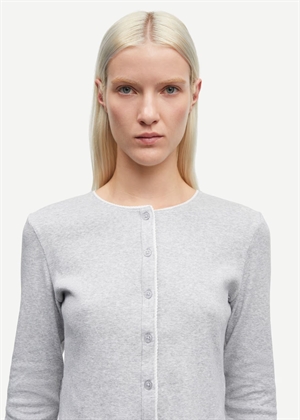 Sajune ls cardigan 7542 Light Grey Mel. Samsøe
